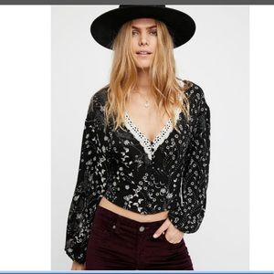 Free people printed top